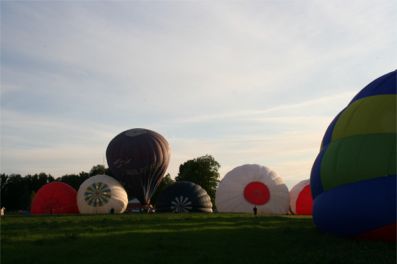 Övriga ballonger fylls