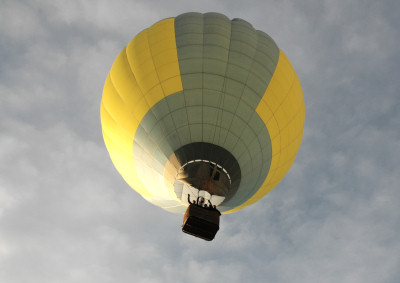 Ballongen i luften!
