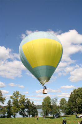 Ballongen har lättat