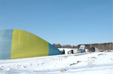 Två ballonger på rad
