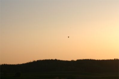Ballongen i luften