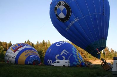 Ballongerna fylls