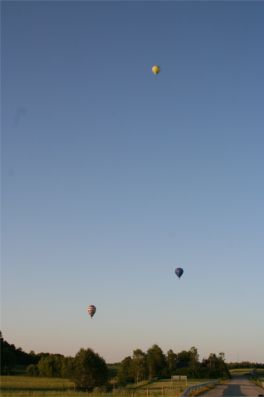 Ballongerna i luften