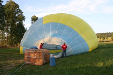 Ballongen fylls
