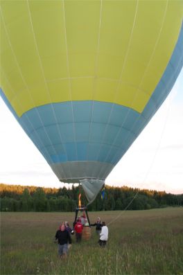 Ballongen har landat