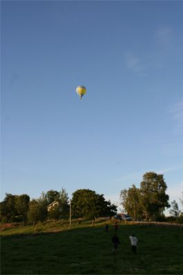 Ballongen har startat