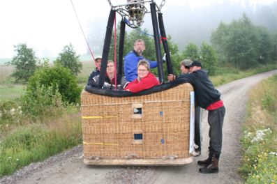 Ballongen har landat