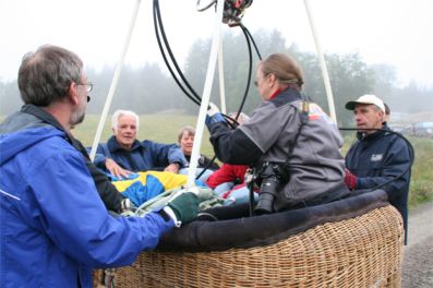 Ballongen packas