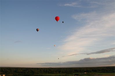 Ballonger i luften