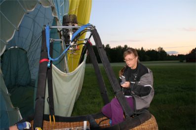 Ballongen har landat