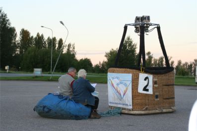 Kartläsning på säcken