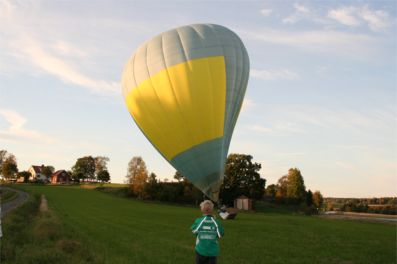 Ballongen har landat