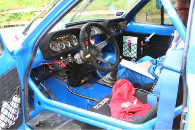 Rallybilens insida