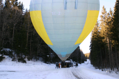 Ballongen fylls