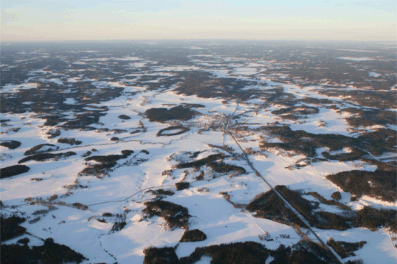 Norrut mot Värmland