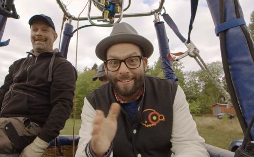 Hjärnkontoret flyger ballong