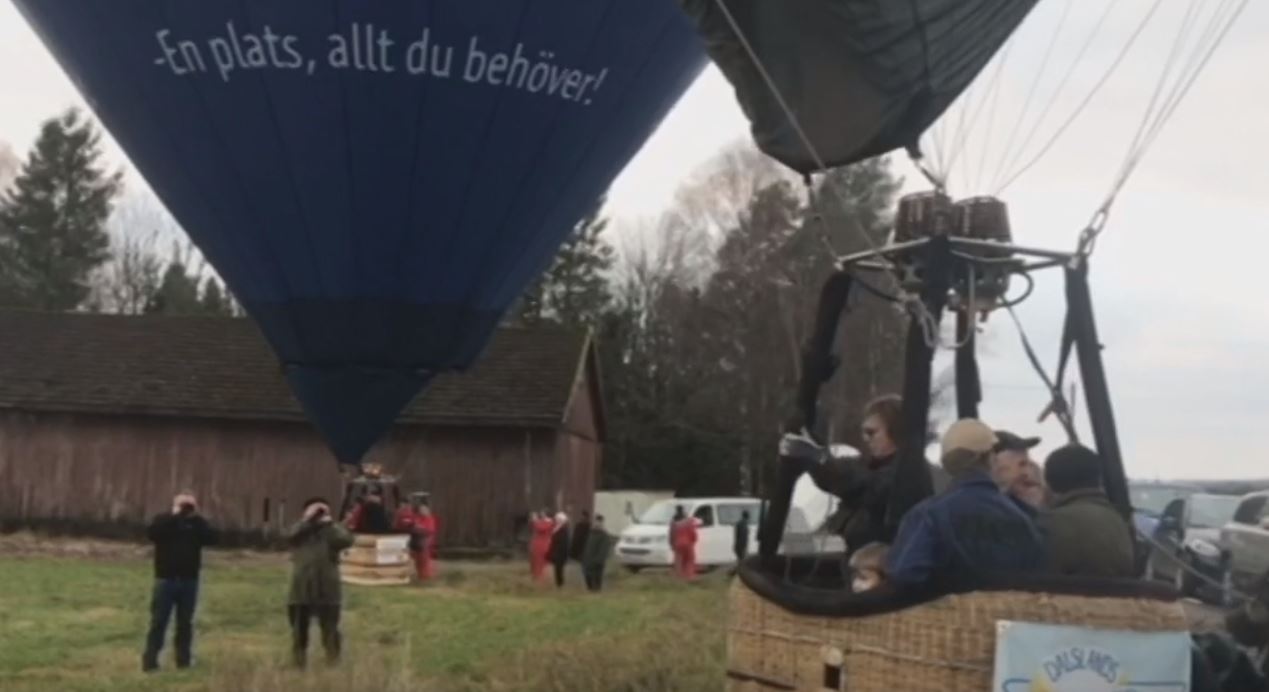 Ballongerna är startklara