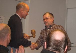 Avgående och nye ordföranden