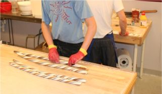 Tillverkning av polkagrisar